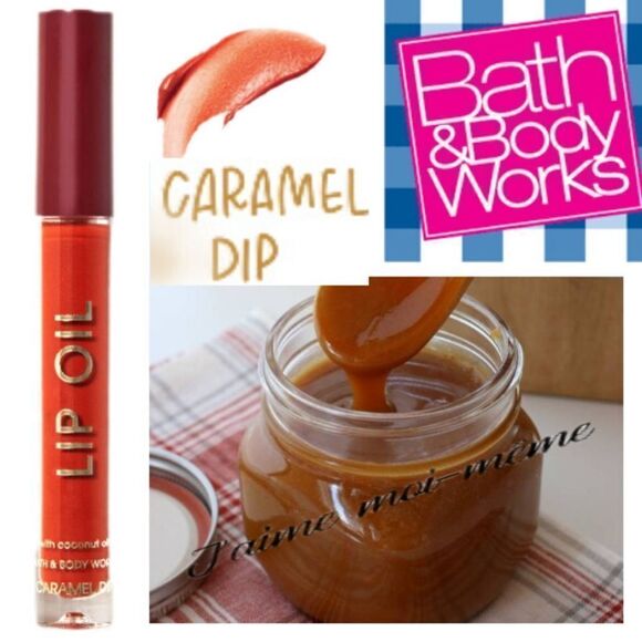 Bath and Body Works Caramel Dip Lip Oil - Picture 1 of 7